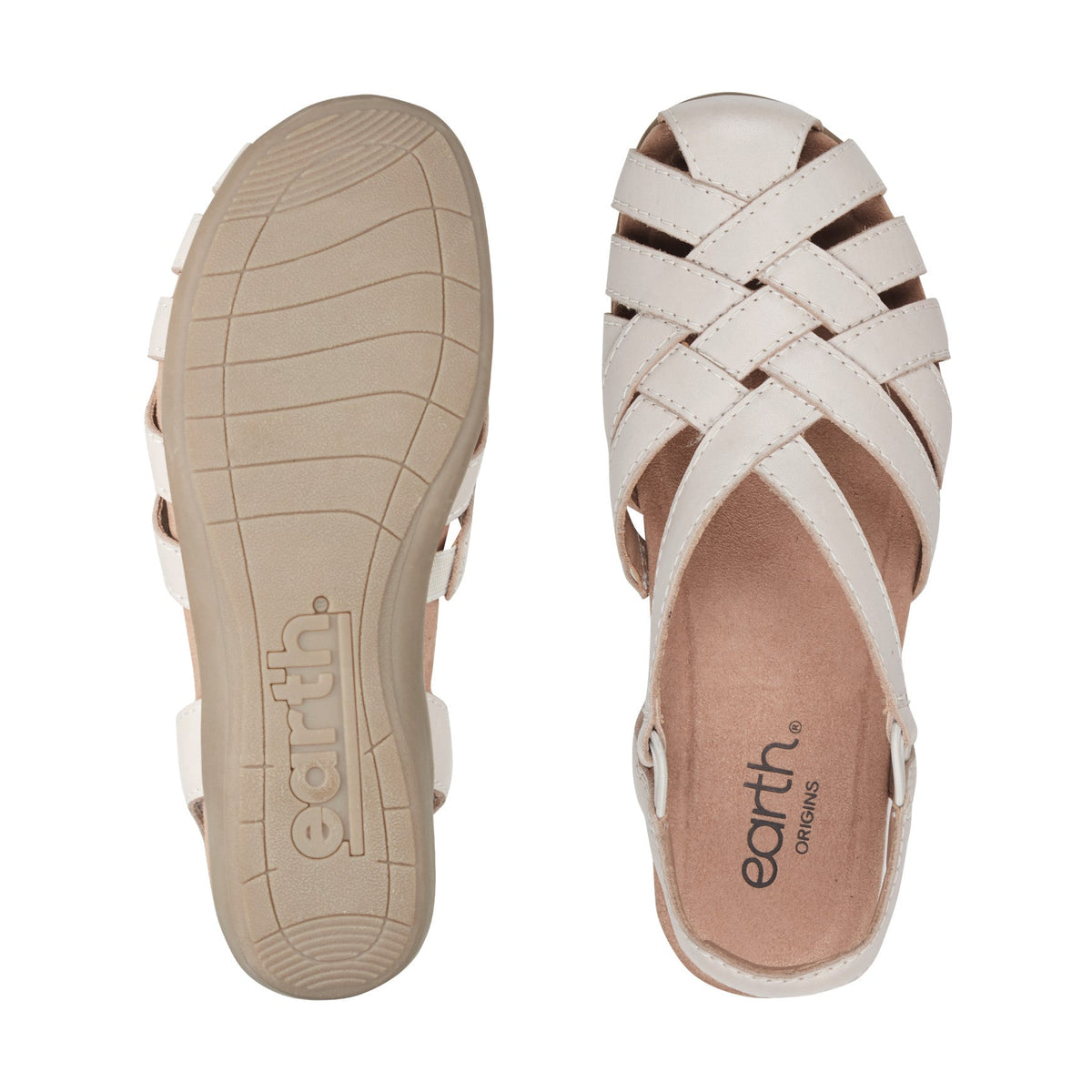 Berri Woven Casual Round Toe Slip-on Sandals - Earth Shoes Signature