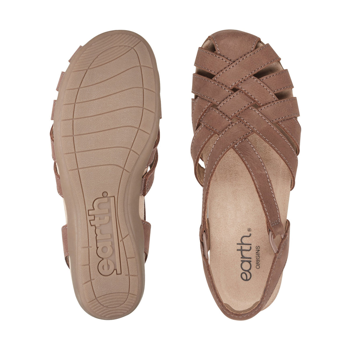 Berri Woven Casual Round Toe Slip-on Sandals - Earth Shoes Exclusive