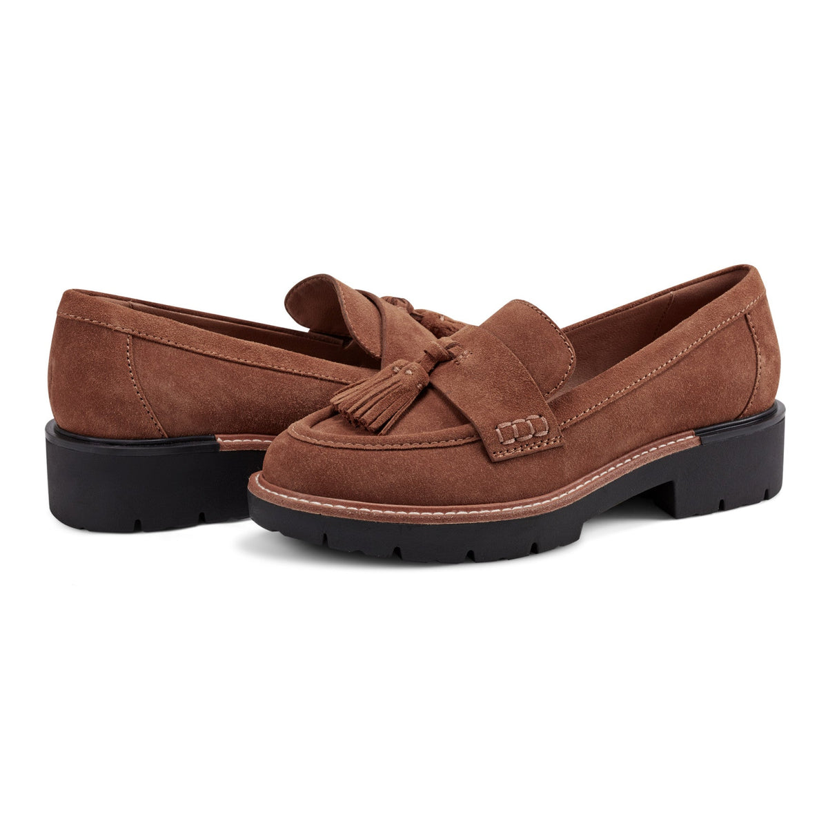 Zimm Round Toe Lug Sole Casual Slip-on Loafers - Earth Shoes Trending