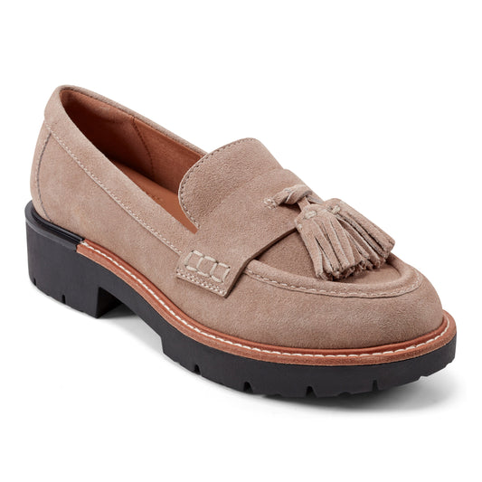 Zimm Round Toe Lug Sole Casual Slip-on Loafers - Earth Shoes Signature