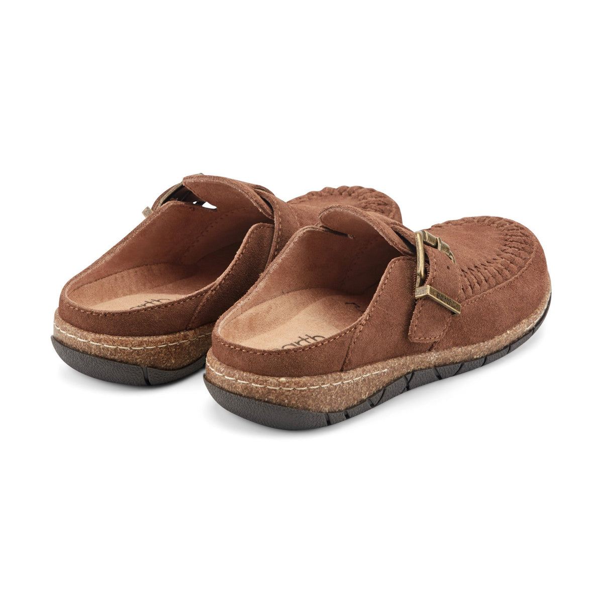 Eileen Braided Suede Clogs - Earth Shoes Premium
