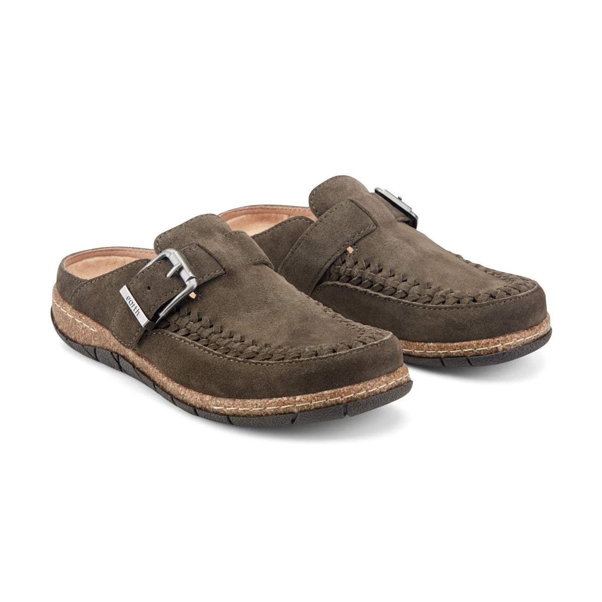 Eileen Braided Suede Clogs - Earth Shoes New