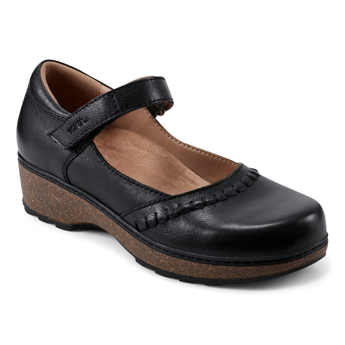 Kalece Leather Mary Jane Clogs - Earth Shoes Best Seller