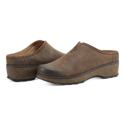 Kolia Round Toe Slip-on Casual Clogs - Earth Shoes Popular