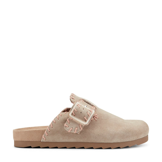 Gena Round Toe Slip-on Flat Casual Clogs - Earth Shoes Recommended
