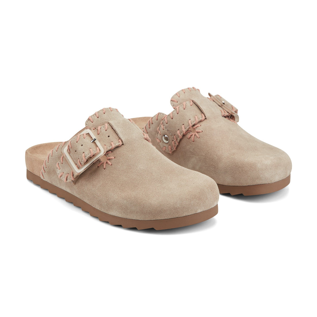 Gena Round Toe Slip-on Flat Casual Clogs - Earth Shoes Recommended