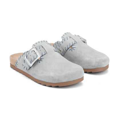 Gena Round Toe Slip-on Flat Casual Clogs - Earth Shoes Signature