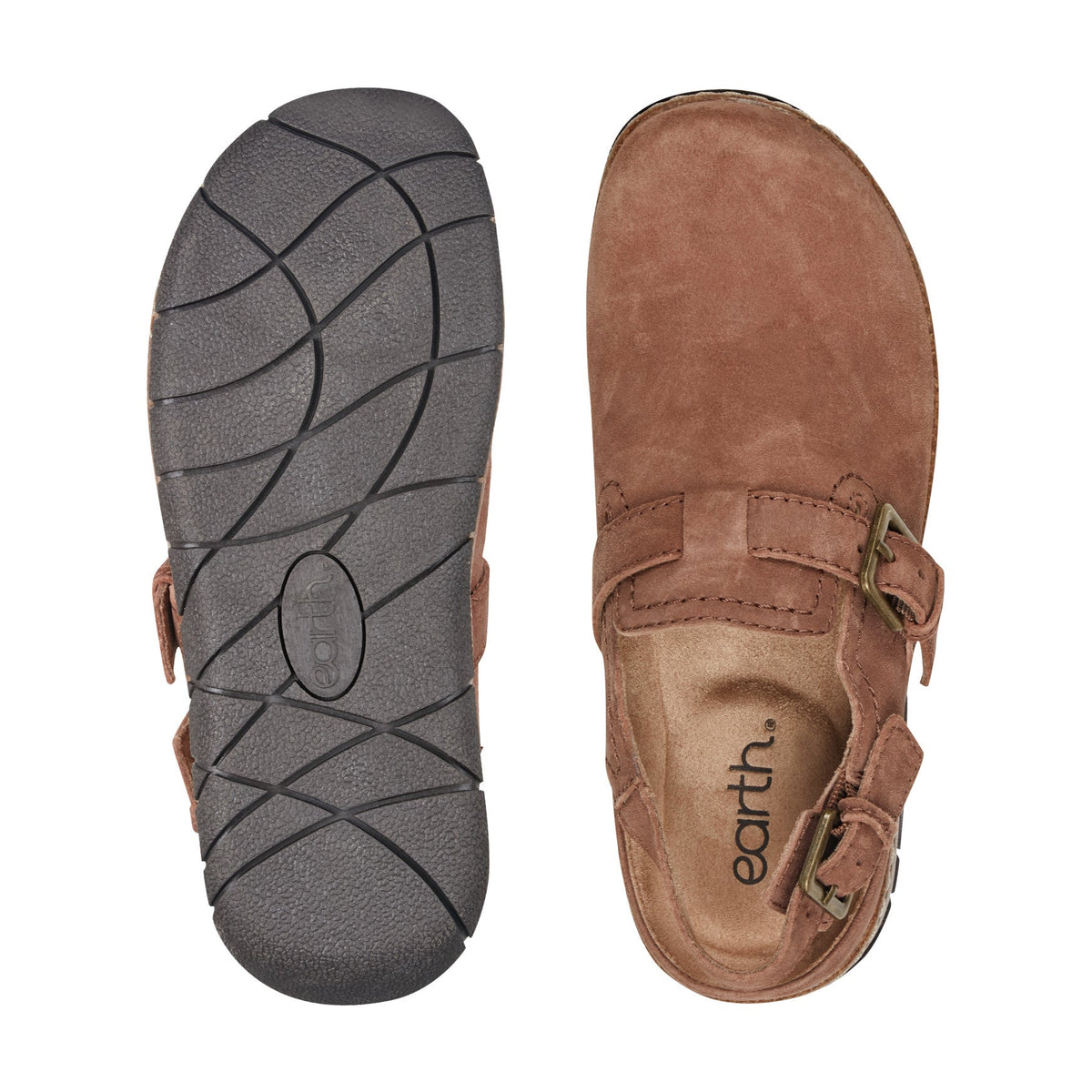 Elmonte Round Toe Slingback Clogs - Earth Shoes Popular