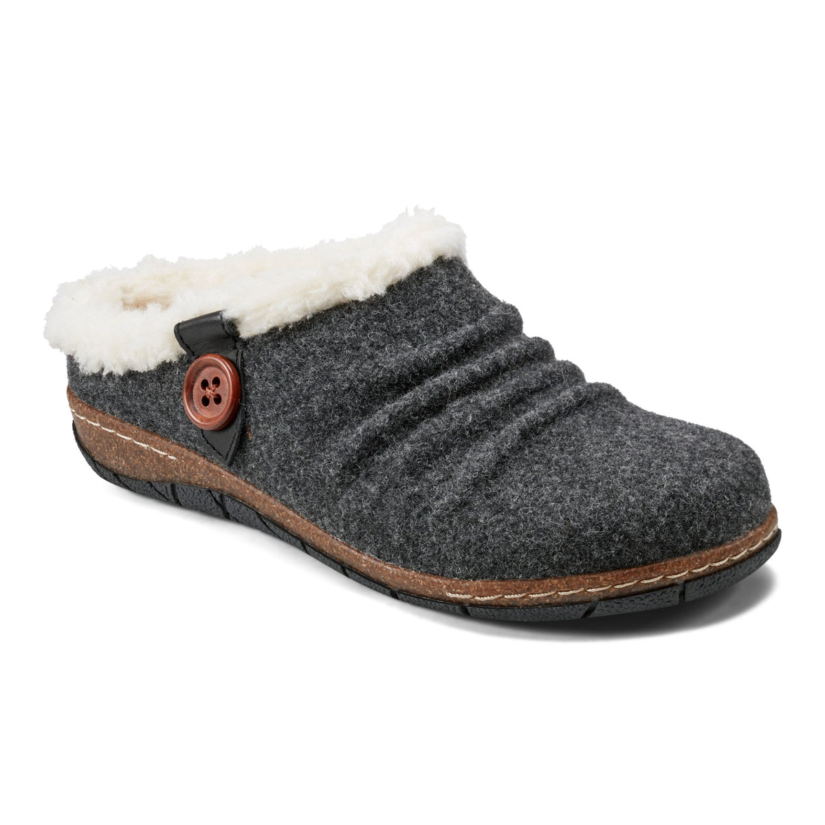 Enchant Round Toe Slip-on Casual Clogs - Earth Shoes Popular