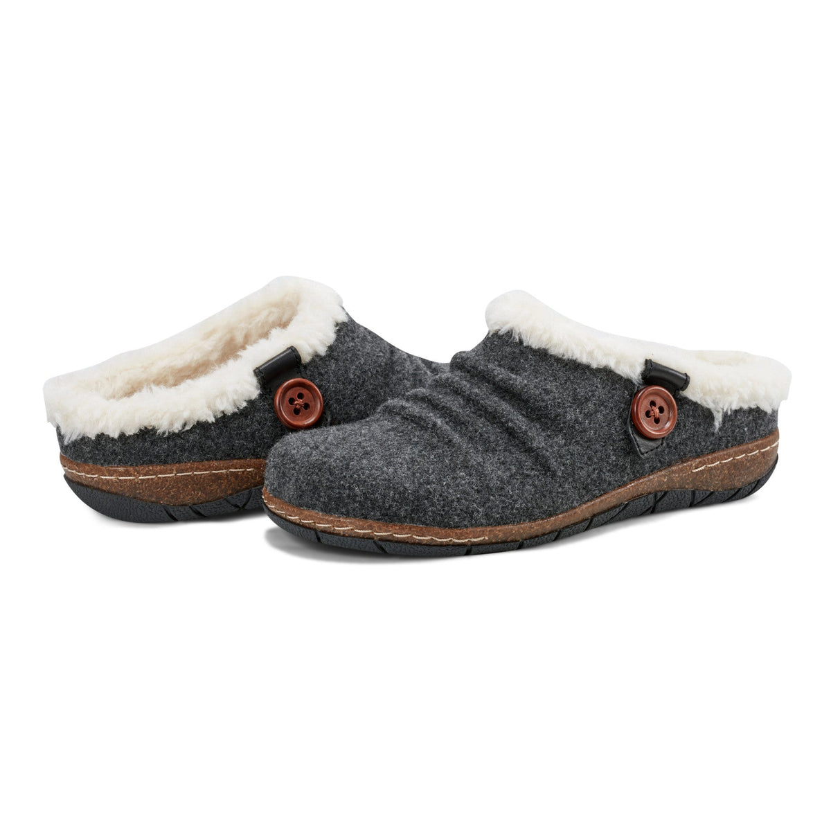 Enchant Round Toe Slip-on Casual Clogs - Earth Shoes Popular
