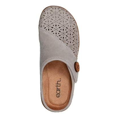 Erinn Round Toe Casual Slip-on Flat Clogs - Earth Shoes Recommended