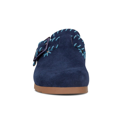Gena Round Toe Slip-on Flat Casual Clogs - Earth Shoes Exclusive