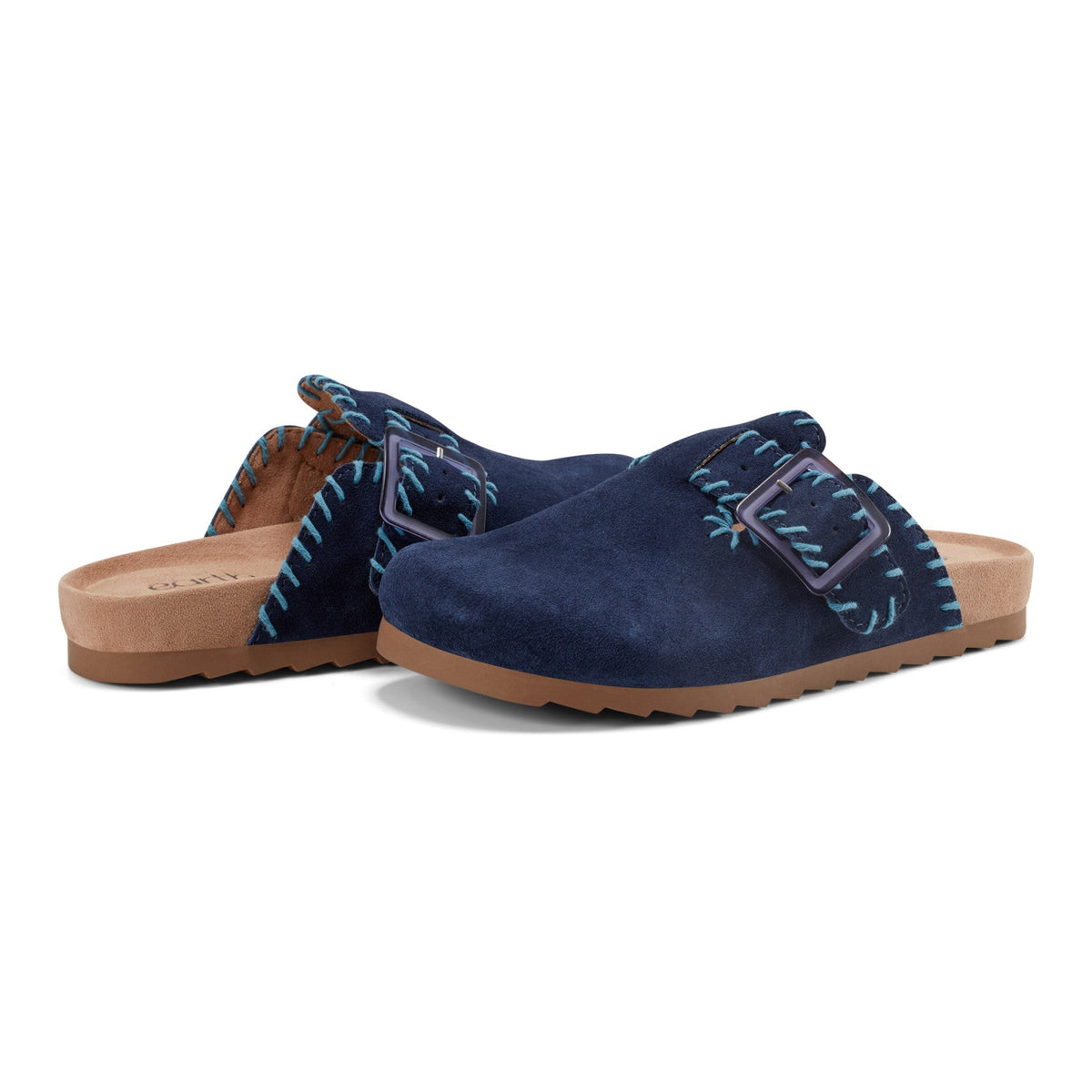 Gena Round Toe Slip-on Flat Casual Clogs - Earth Shoes Exclusive