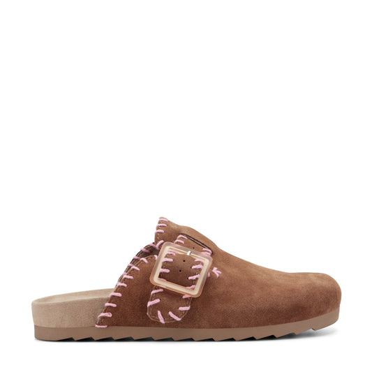 Gena Round Toe Slip-on Flat Casual Clogs - Earth Shoes Signature