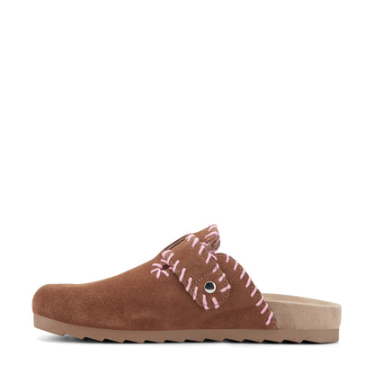 Gena Round Toe Slip-on Flat Casual Clogs - Earth Shoes Signature