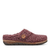 Dark Red Faux Shearling