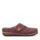 Dark Red Faux Shearling