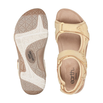 Skylar Round Toe Lightweight Casual Flat Sandals - Earth Shoes Best Seller
