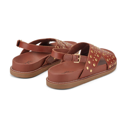 Ferdie Studded Leather Sandals - Earth Shoes Premium
