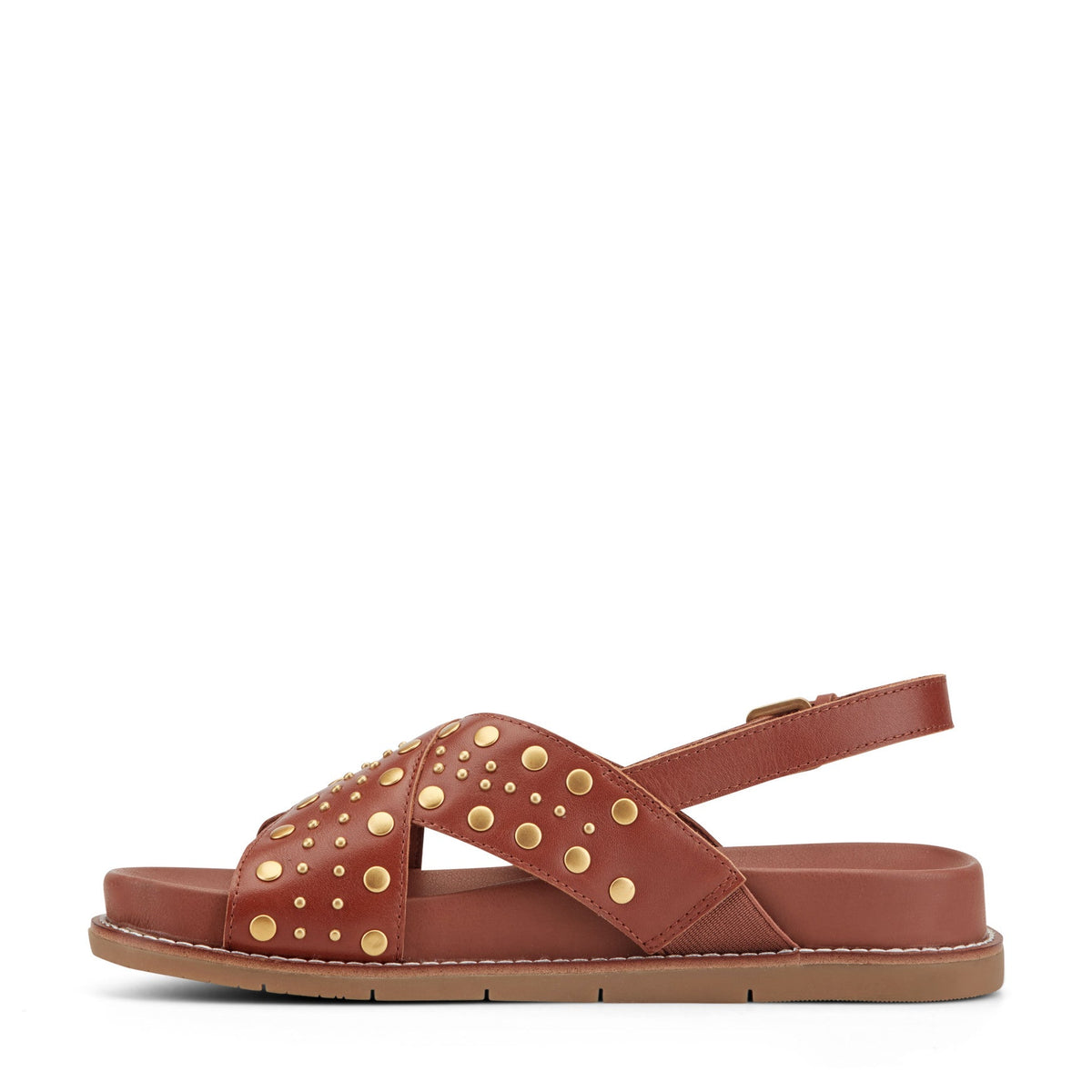 Ferdie Studded Leather Sandals - Earth Shoes Premium