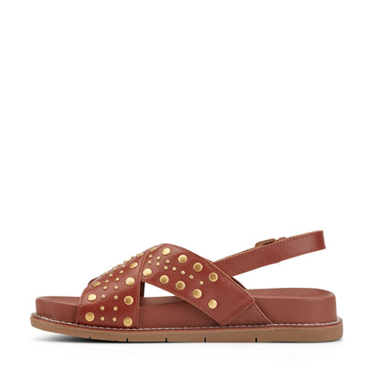 Ferdie Studded Leather Sandals - Earth Shoes Premium