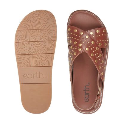 Ferdie Studded Leather Sandals - Earth Shoes Premium