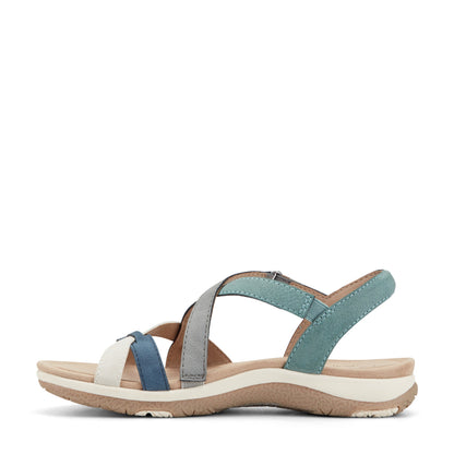 Sterling Casual Strappy Round Toe Flat Sandals - Earth Shoes New