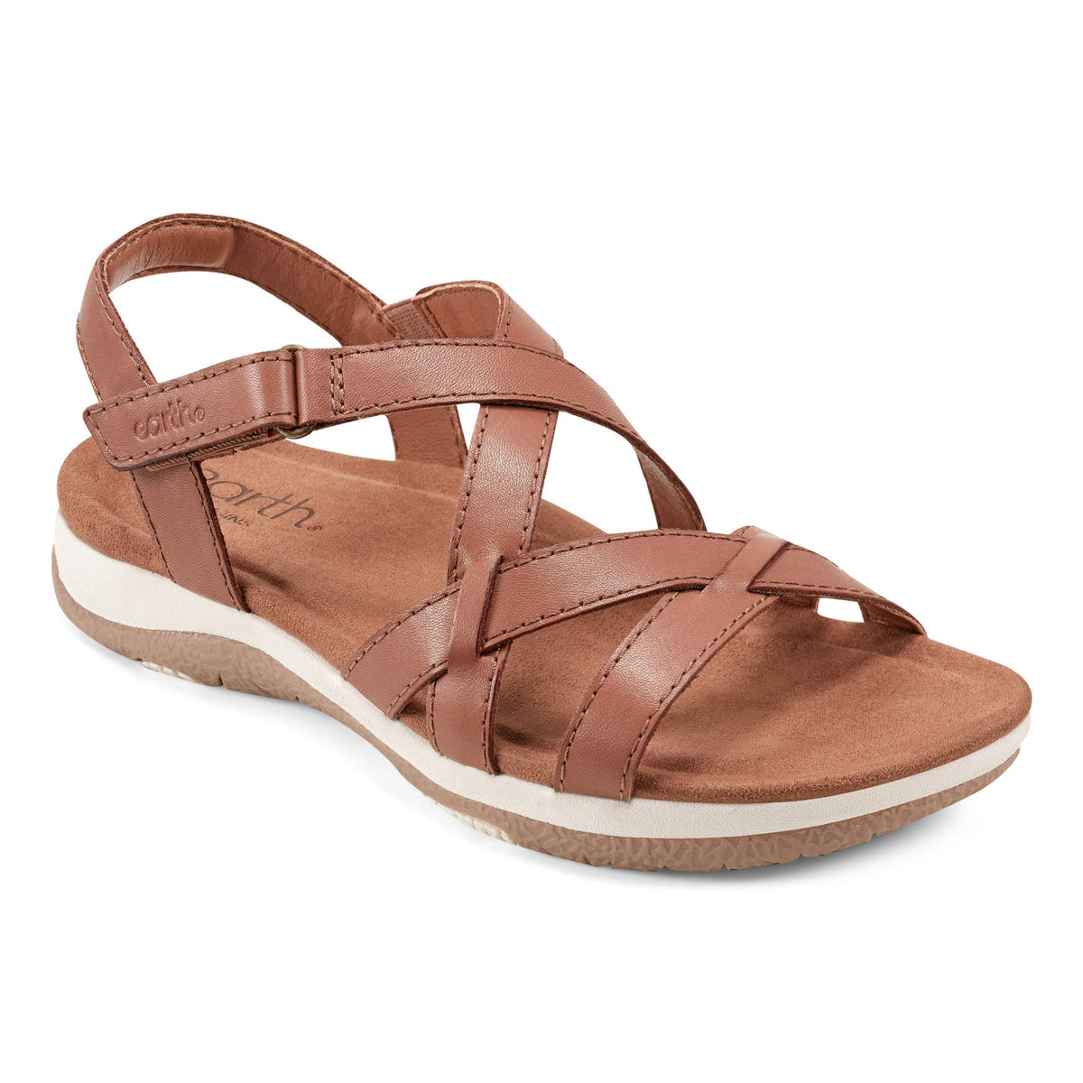 Sterling Casual Strappy Round Toe Flat Sandals - Earth Shoes Exclusive