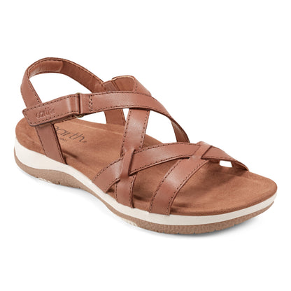 Sterling Casual Strappy Round Toe Flat Sandals - Earth Shoes Exclusive