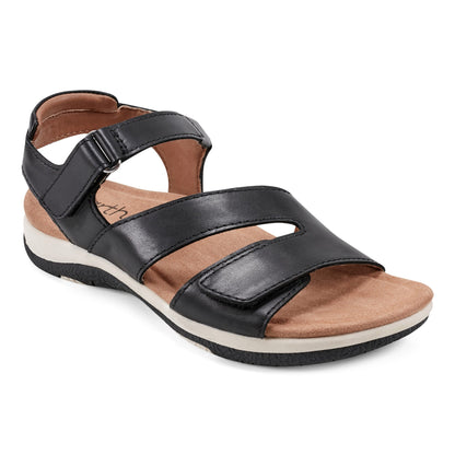 Sureal Leather Strappy Sandals - Earth Shoes New