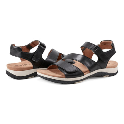 Sureal Leather Strappy Sandals - Earth Shoes New
