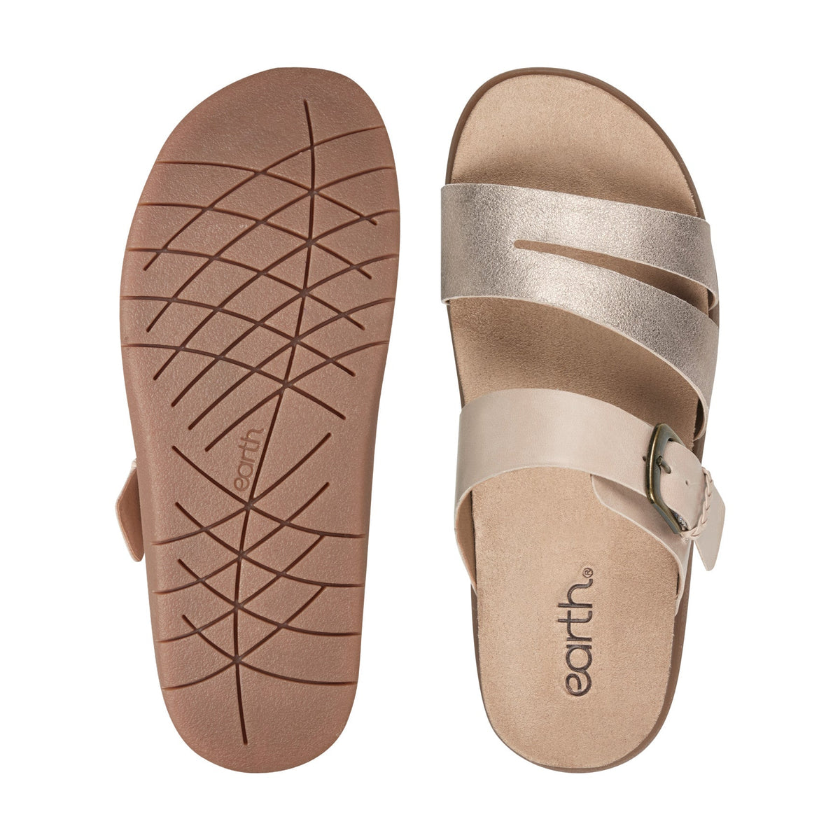 Ayden Strappy Slip-on Sandals - Earth Shoes Signature