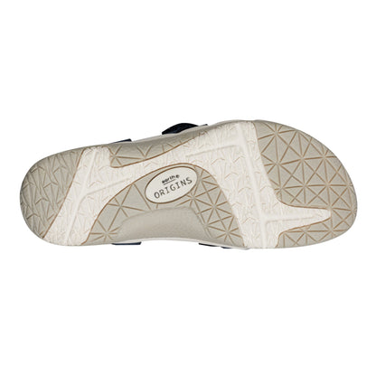 Samsin Round Toe Strappy Casual Flat Sandals - Earth Shoes Popular