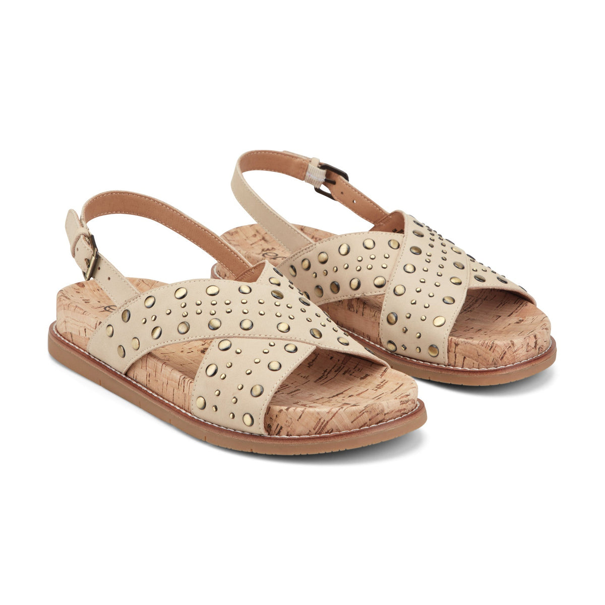 Ferdie Studded Leather Sandals - Earth Shoes Trending