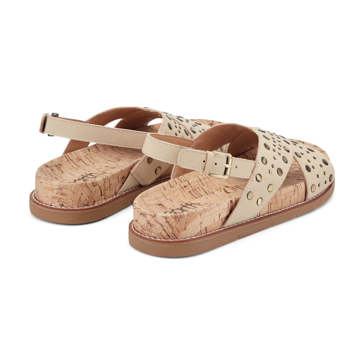 Ferdie Studded Leather Sandals - Earth Shoes Trending
