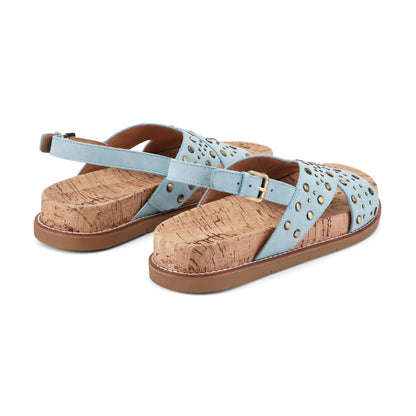 Ferdie Studded Leather Sandals - Earth Shoes Recommended