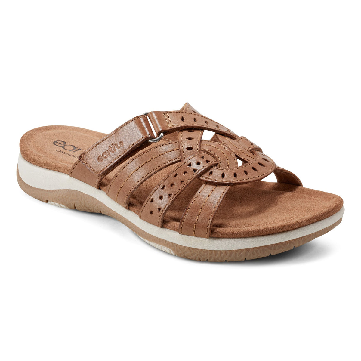 Sassoni Strappy Casual Slip-On Flat Sandals - Earth Shoes Exclusive