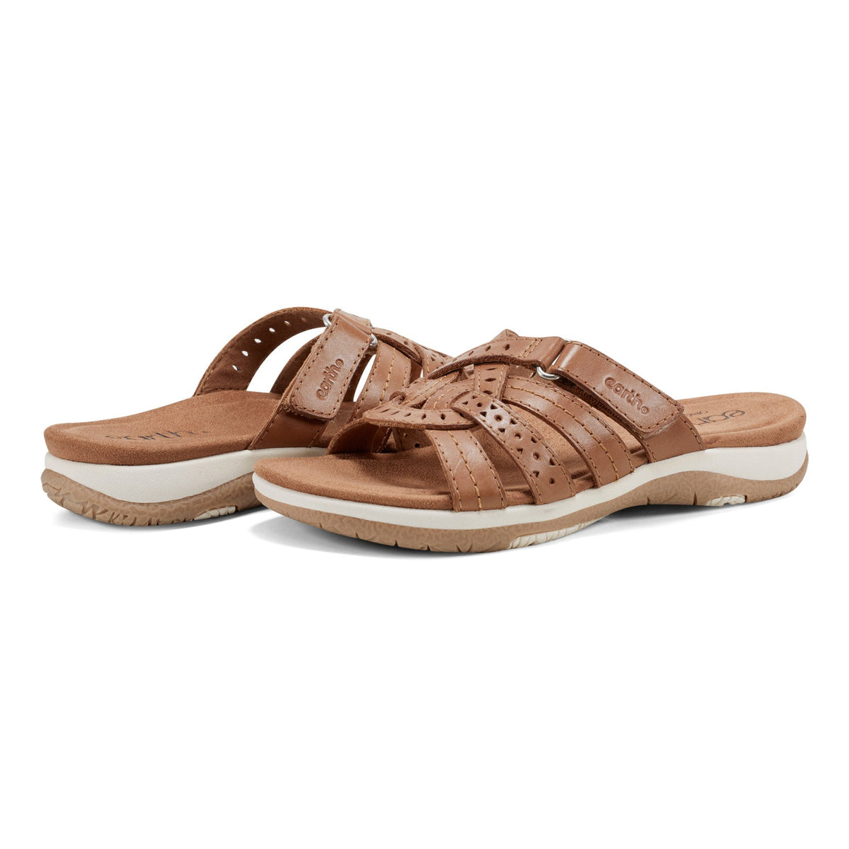 Sassoni Strappy Casual Slip-On Flat Sandals - Earth Shoes Exclusive