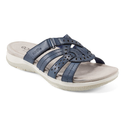 Sassoni Strappy Casual Slip-On Flat Sandals - Earth Shoes Featured