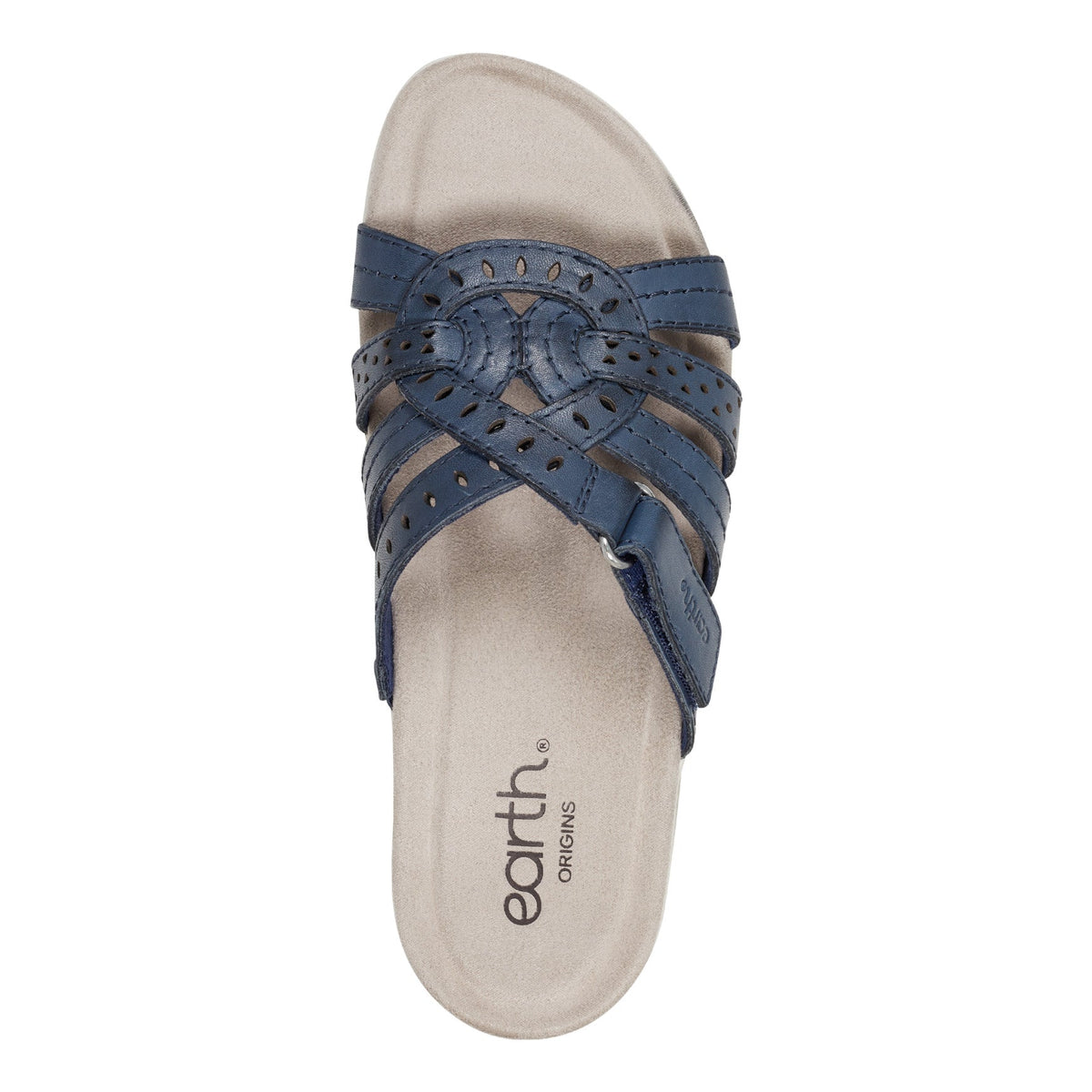 Sassoni Strappy Casual Slip-On Flat Sandals - Earth Shoes Featured