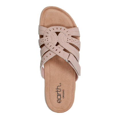 Sassoni Strappy Casual Slip-On Flat Sandals - Earth Shoes Trending