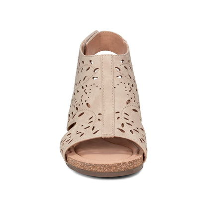 Halin Round Toe Casual Slingback Wedge Sandals - Earth Shoes Exclusive
