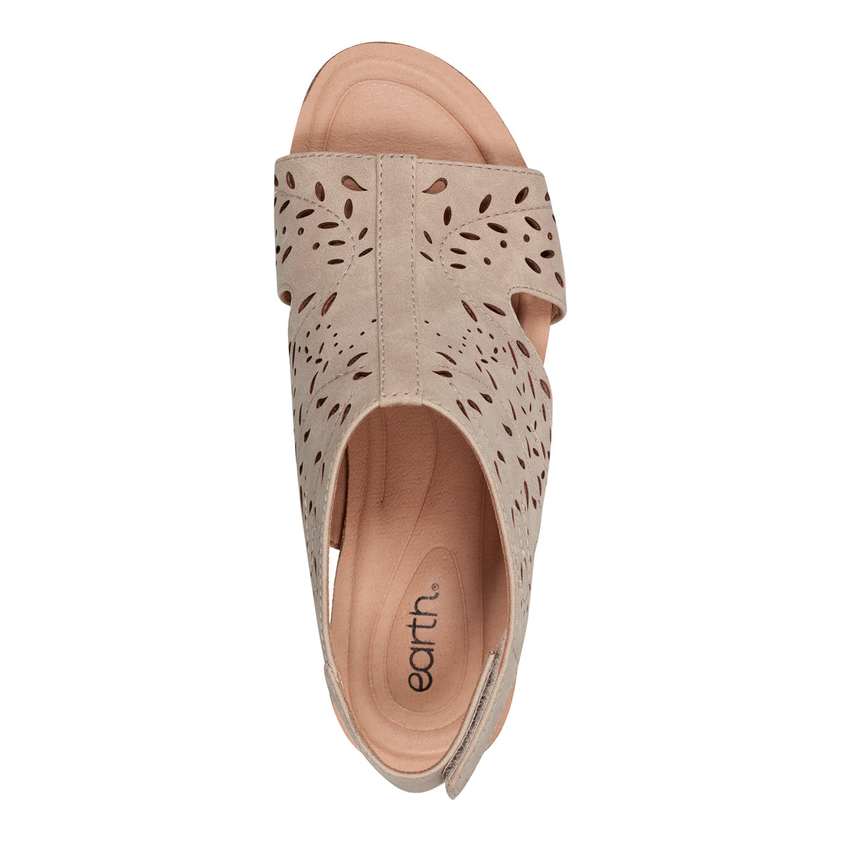Halin Round Toe Casual Slingback Wedge Sandals - Earth Shoes Exclusive