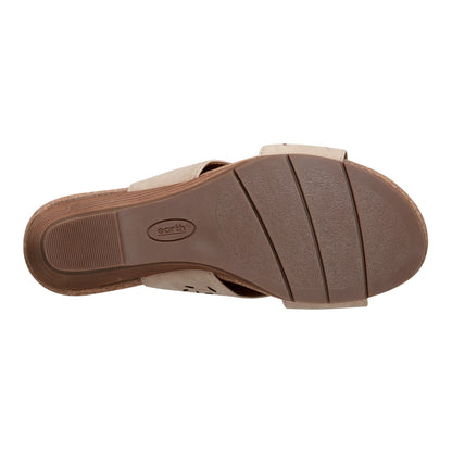 Halin Round Toe Casual Slingback Wedge Sandals - Earth Shoes Exclusive