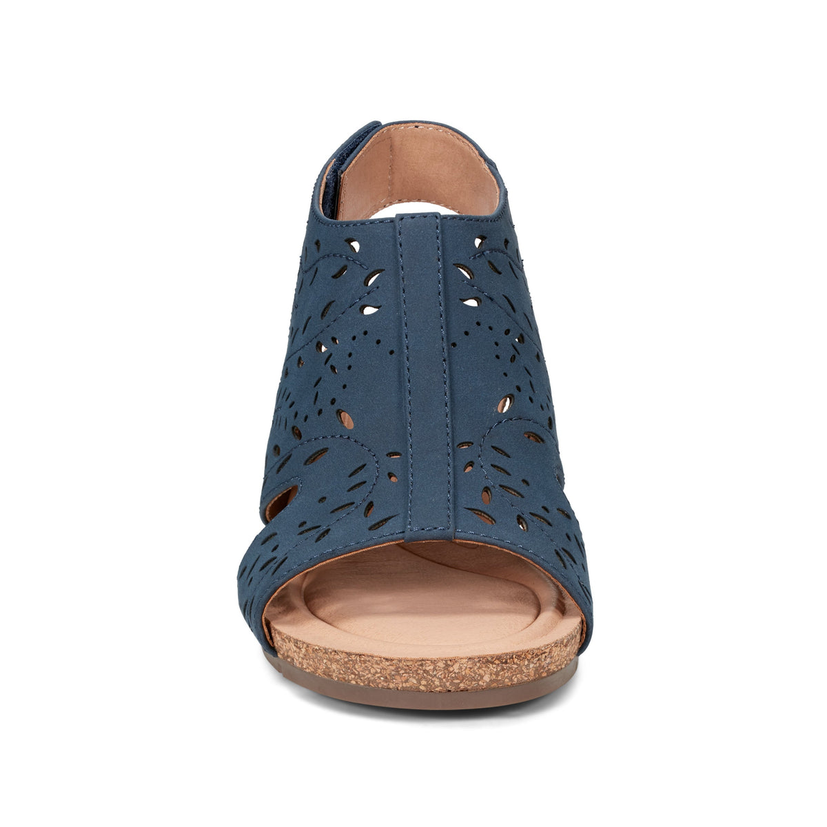 Halin Round Toe Casual Slingback Wedge Sandals - Earth Shoes Best Seller