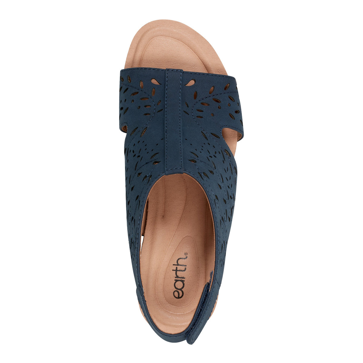Halin Round Toe Casual Slingback Wedge Sandals - Earth Shoes Best Seller