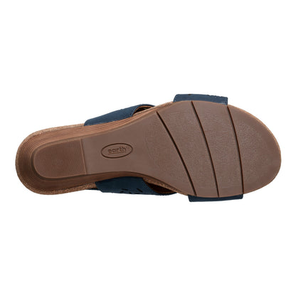 Halin Round Toe Casual Slingback Wedge Sandals - Earth Shoes Best Seller