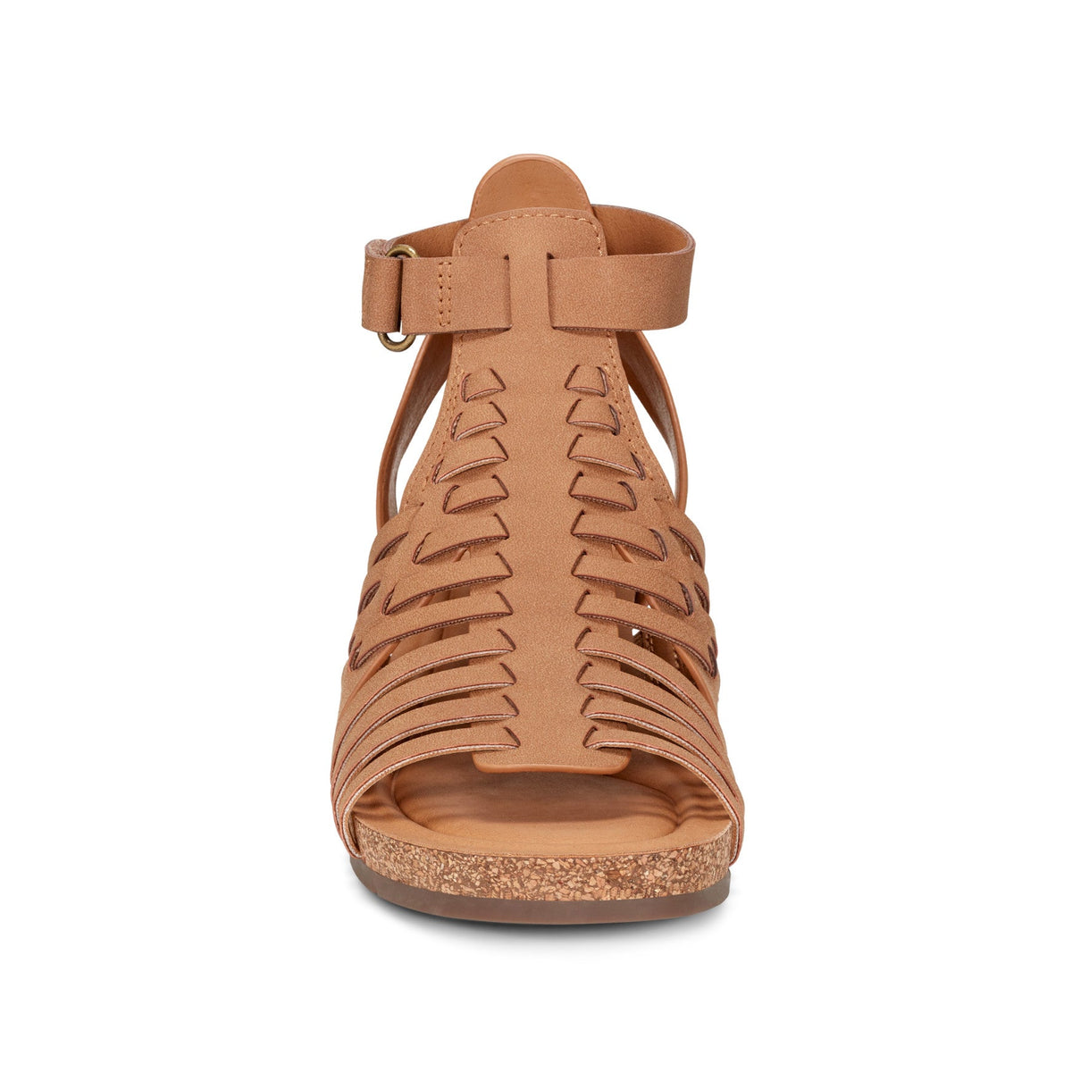 Hattie Round Toe Strappy Wedge Sandals - Earth Shoes Signature