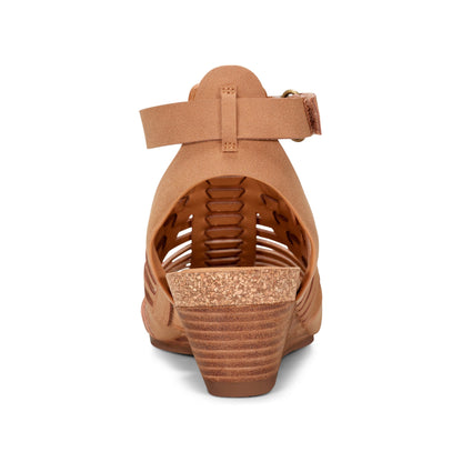 Hattie Round Toe Strappy Wedge Sandals - Earth Shoes Signature