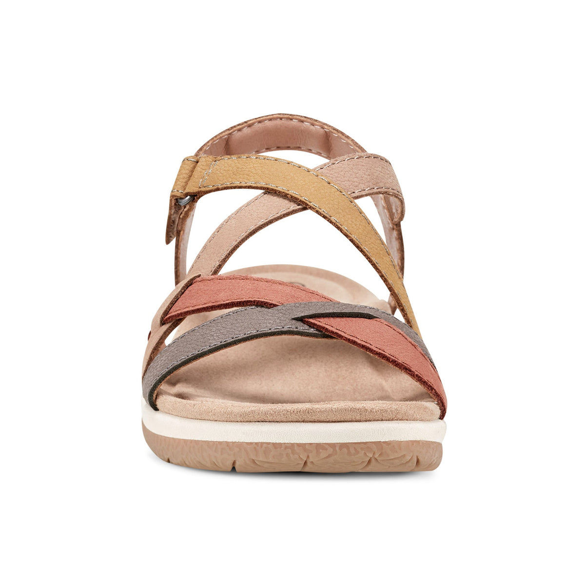 Sterling Casual Strappy Round Toe Flat Sandals - Earth Shoes Premium